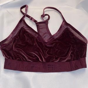 Velvet Maroon Bralette x 2.